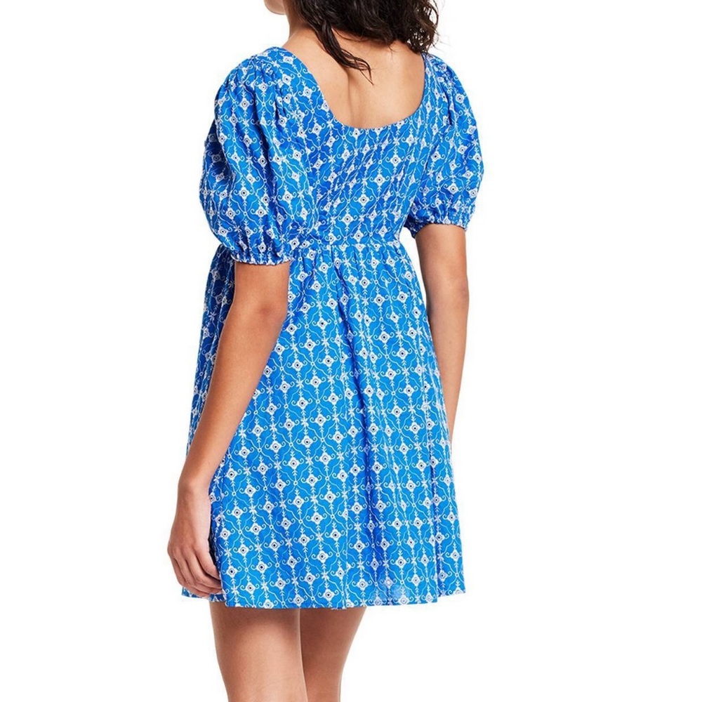 RHODE Blue Patterned Dress - Picture 2 of 2